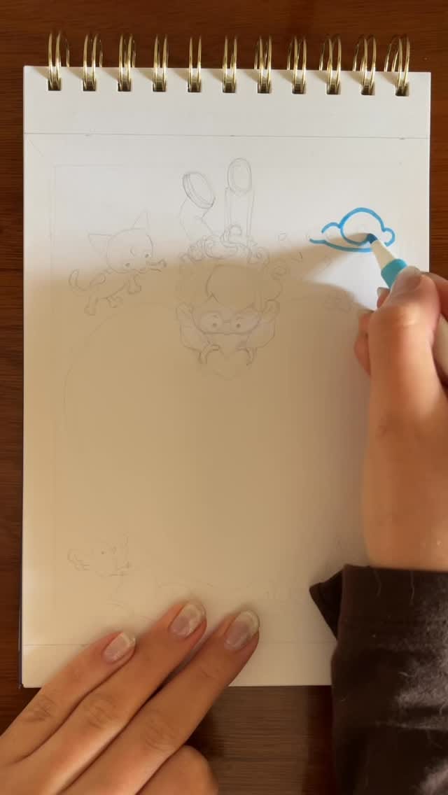 Post 5 by Mariana E. Gutierrez - kid lit illustrator on Instagram (video)
