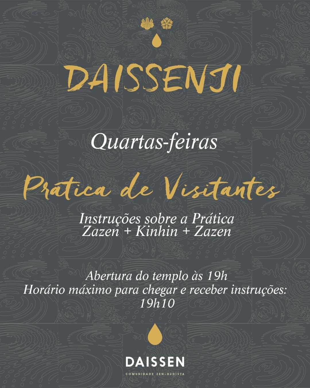 Post 9 by Templo Zen-Budista Daissenji 大 泉寺 on Instagram (carousel)
