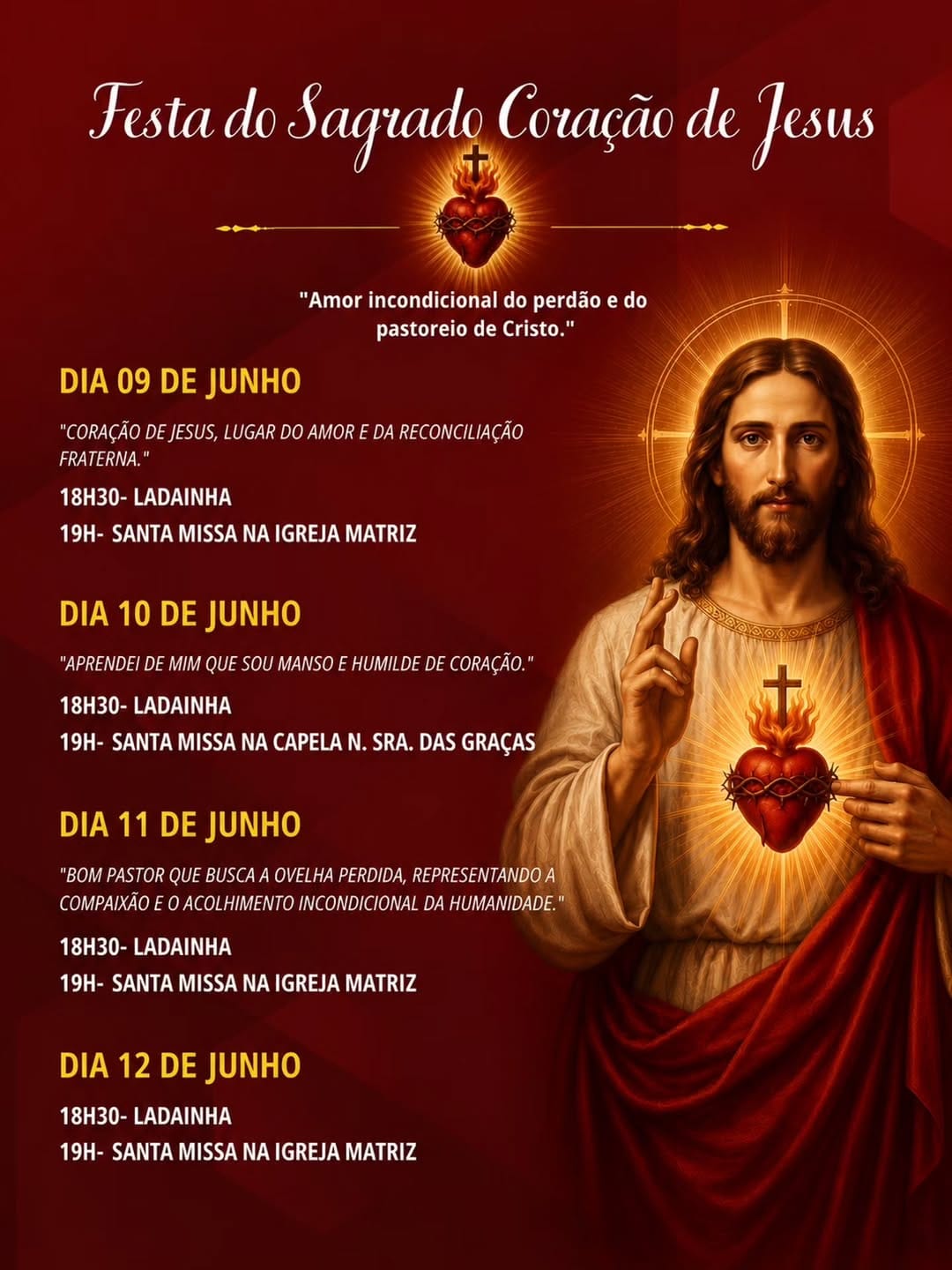 Post 1 by Paróquia São Sebastião de Itambé on Instagram (image)