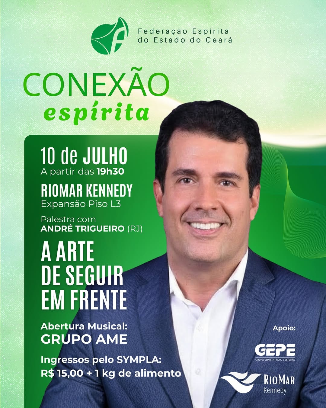 Post 1 by Federação Espírita do Estado do Ceará on Instagram (image)