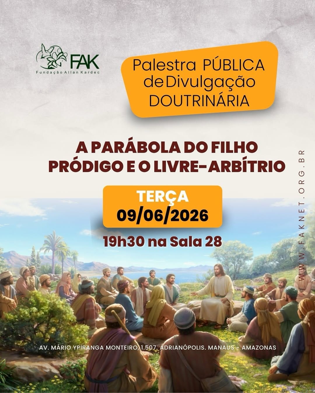 Post 1 by Fundação Allan Kardec on Instagram (image)