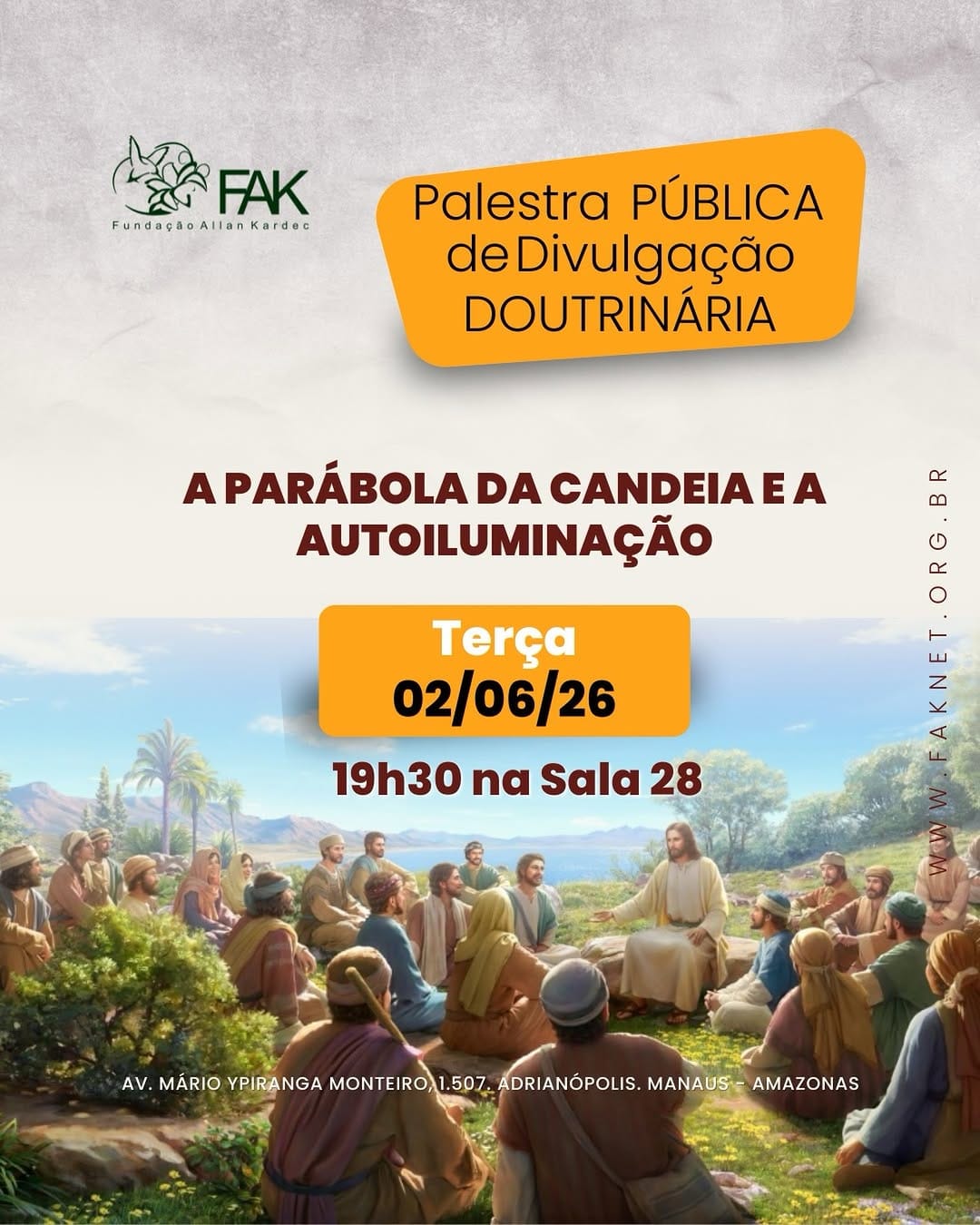 Post 4 by Fundação Allan Kardec on Instagram (image)