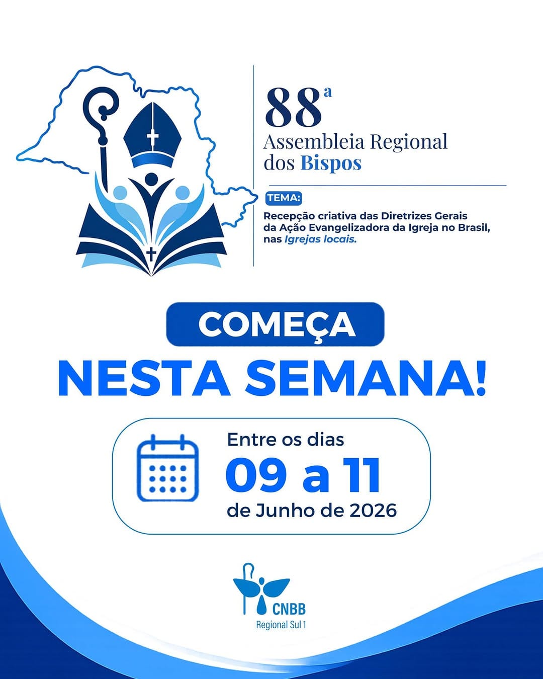 Post 3 by CNBB Regional Sul 1 – São Paulo on Instagram (image)
