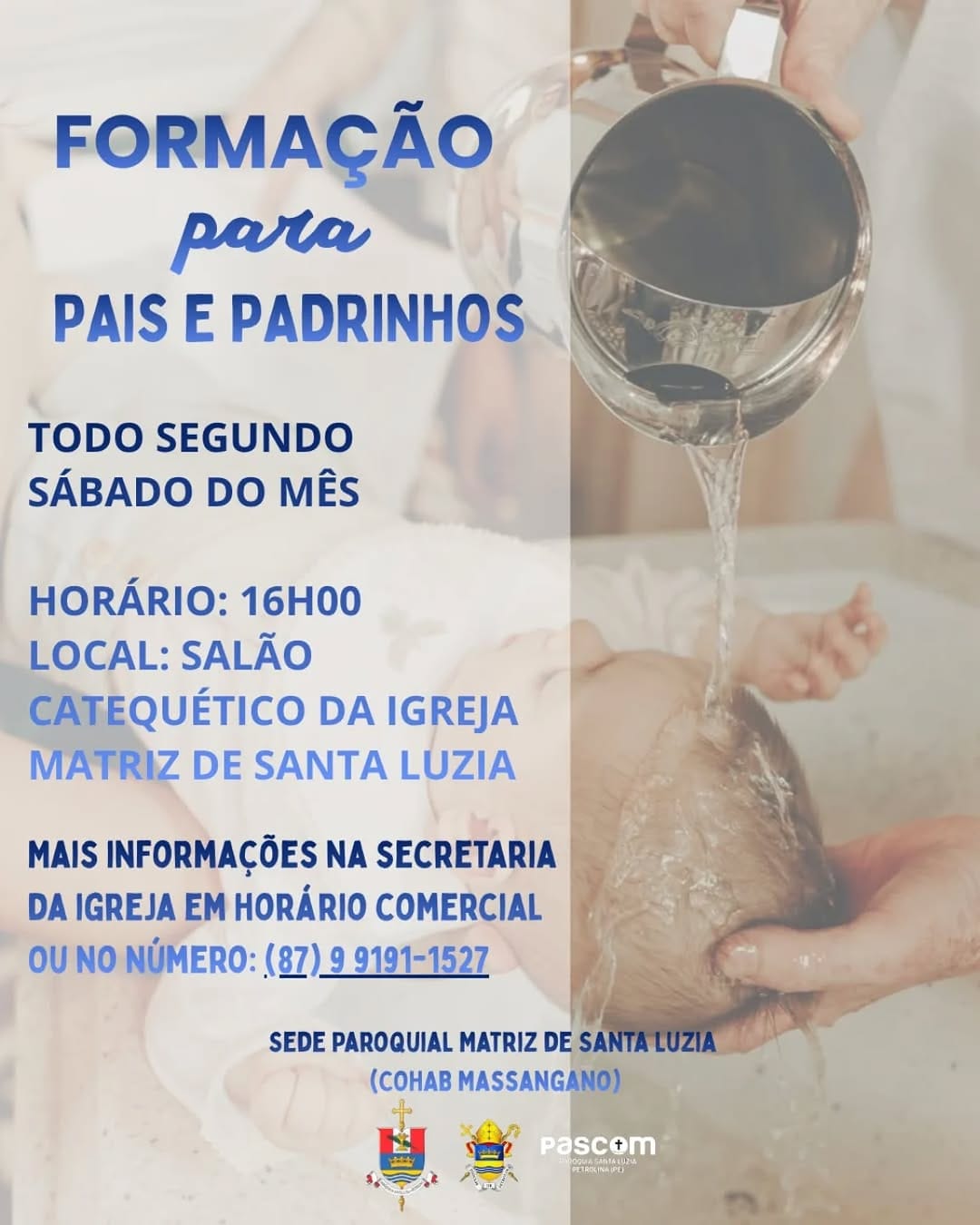 Post 10 by Paróquia Santa Luzia | Diocese de Petrolina on Instagram (image)