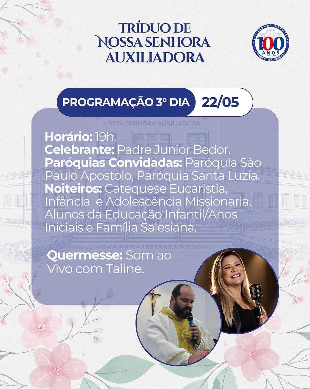 Post 6 by Paróquia Santa Luzia | Diocese de Petrolina on Instagram (image)