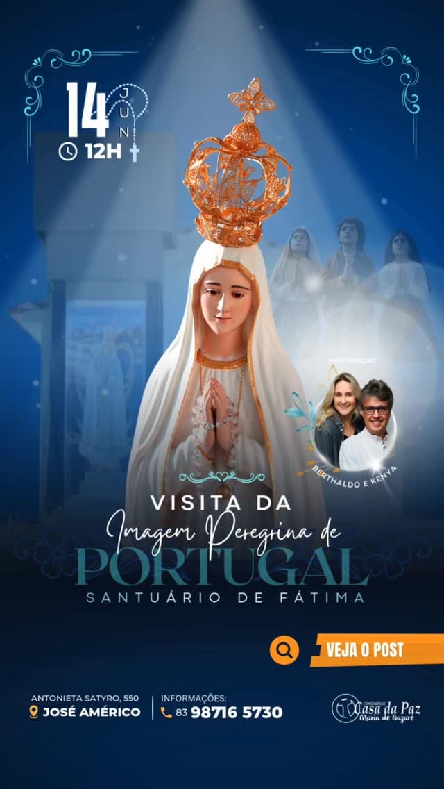Post 1 by Com. Casa da Paz Mª de Nazaré on Instagram (video)