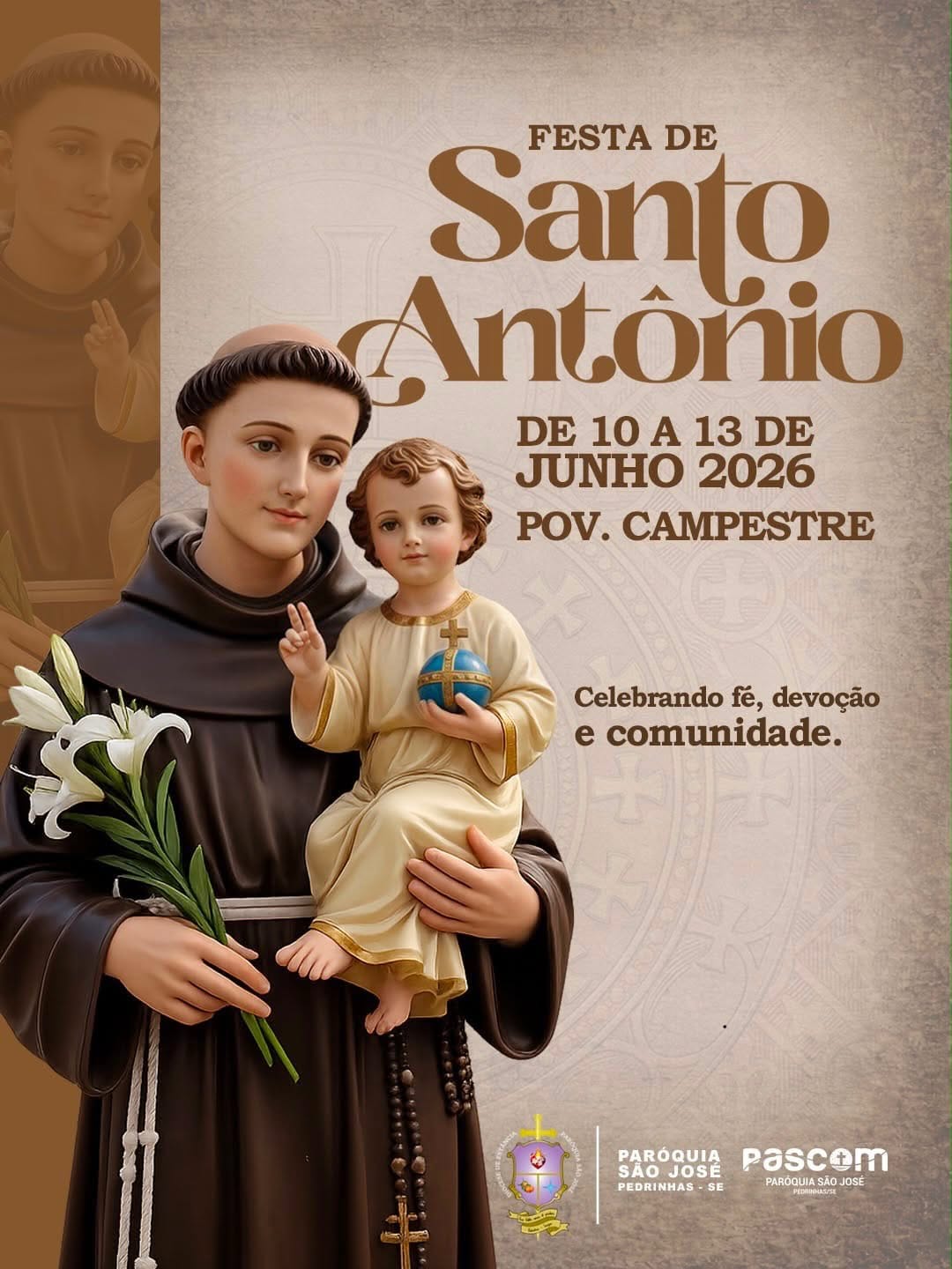 Post 2 by Paróquia São José de Pedrinhas on Instagram (carousel)
