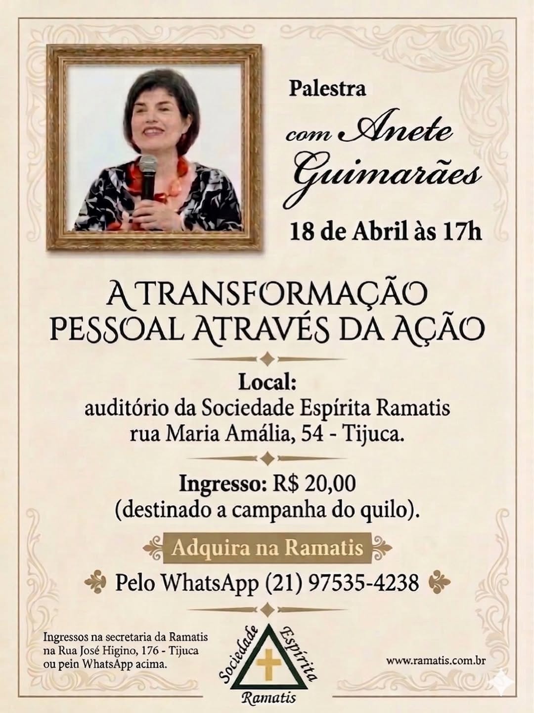 Post 10 by Sociedade Espírita Ramatis on Instagram (image)