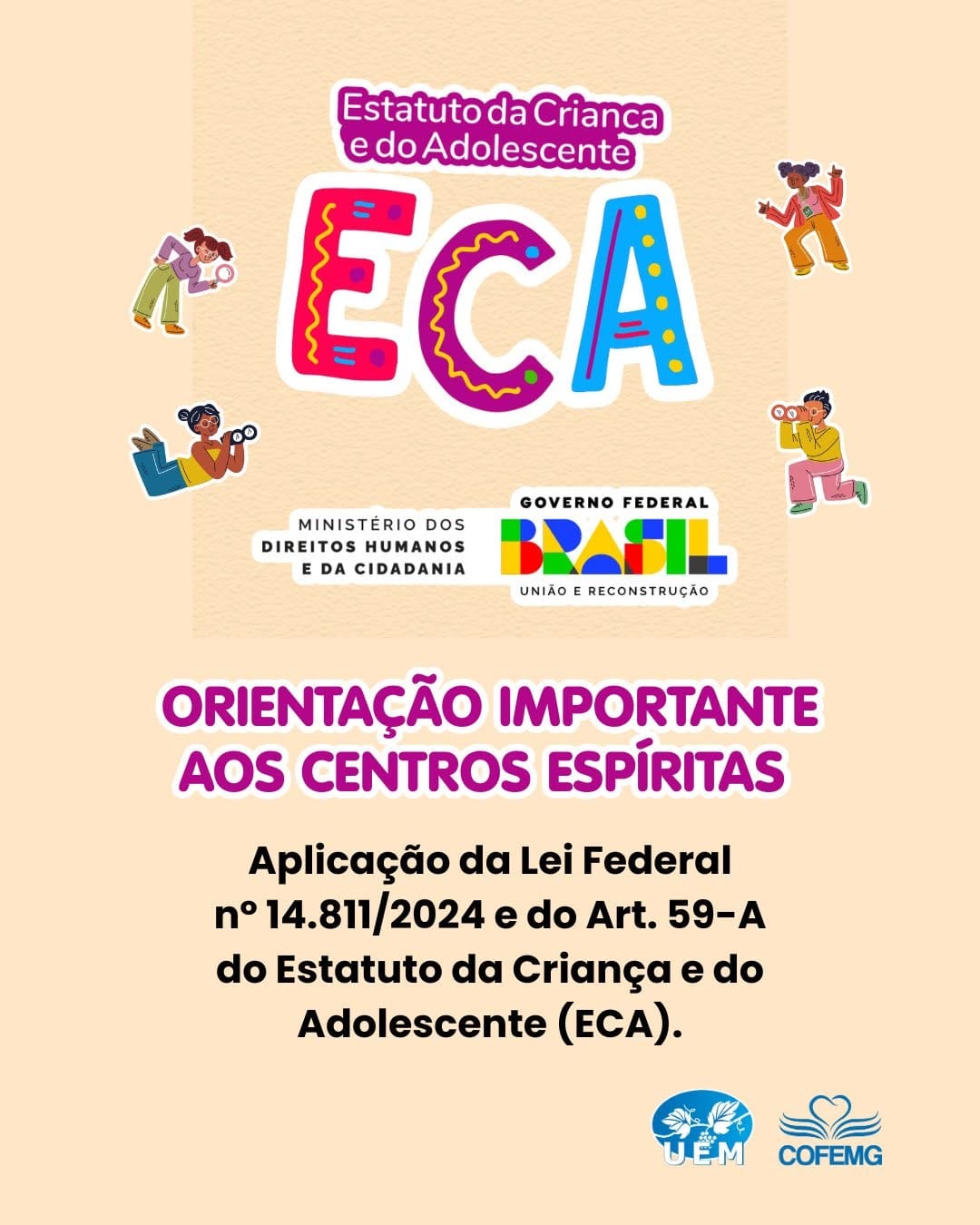 Post 8 by União Espírita Mineira on Instagram (image)