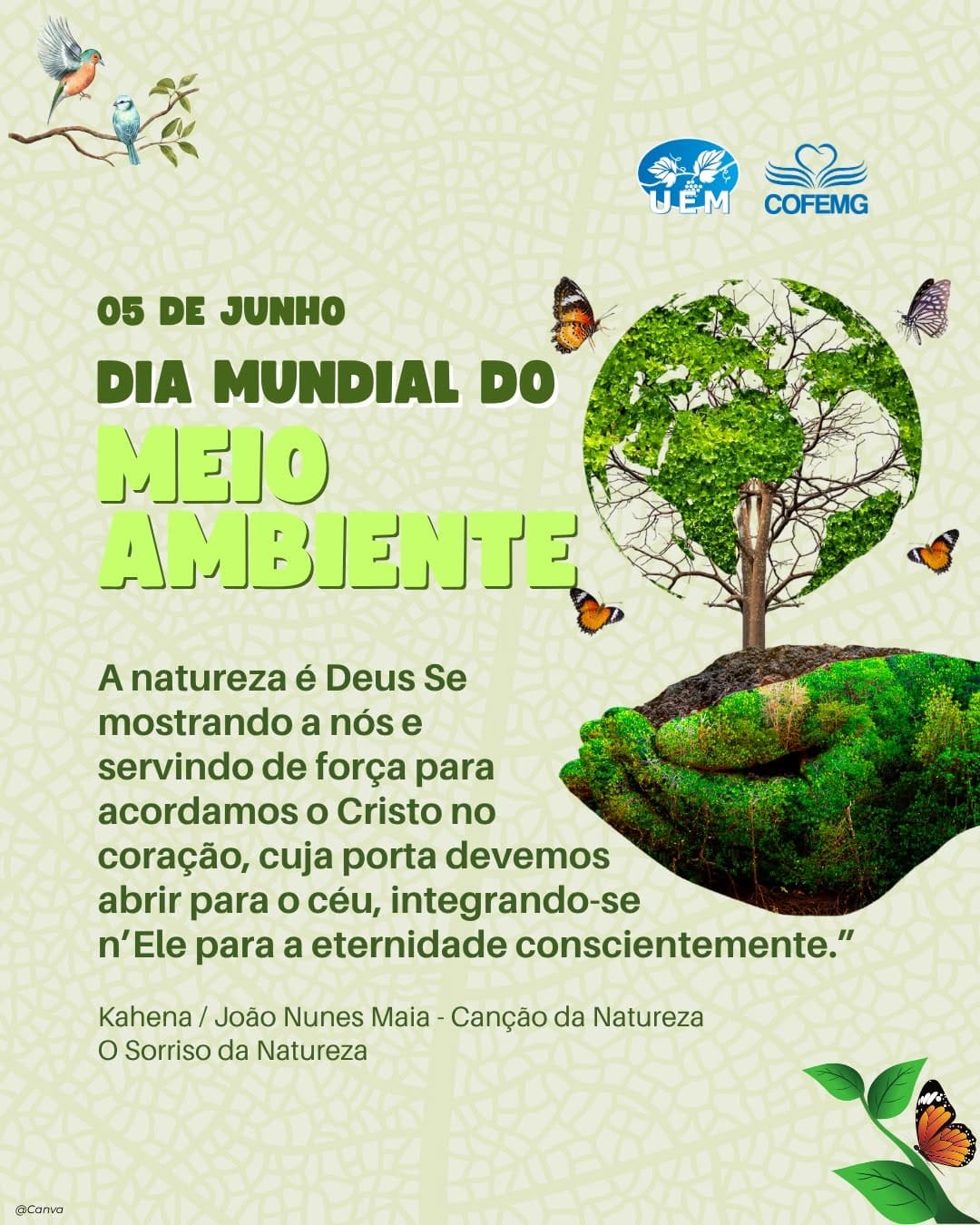 Post 6 by União Espírita Mineira on Instagram (image)