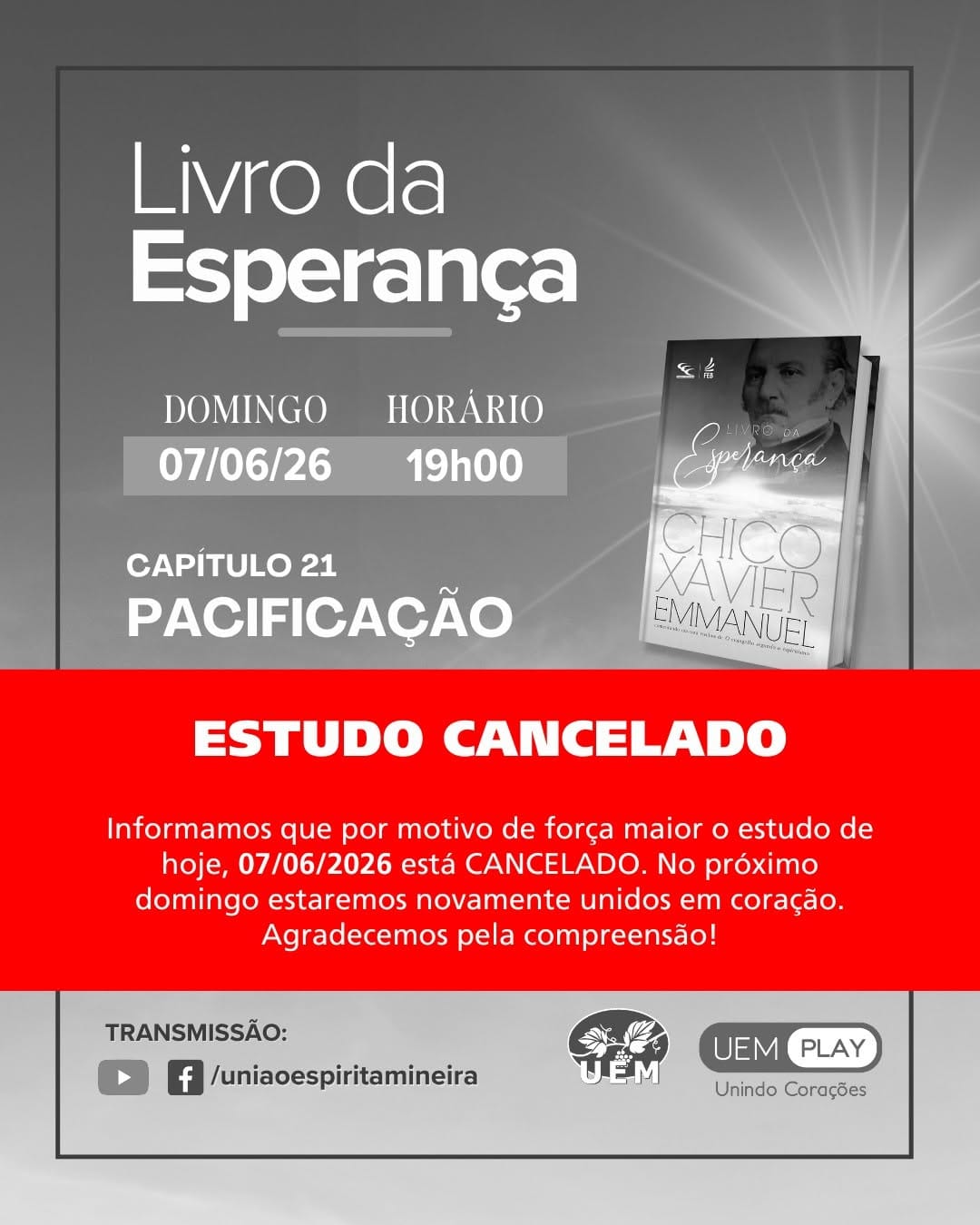 Post 4 by União Espírita Mineira on Instagram (image)