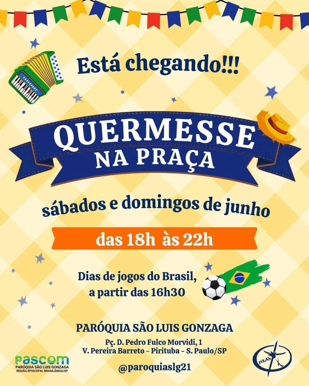 Post 3 by Paróquia São Luis Gonzaga on Instagram (carousel)