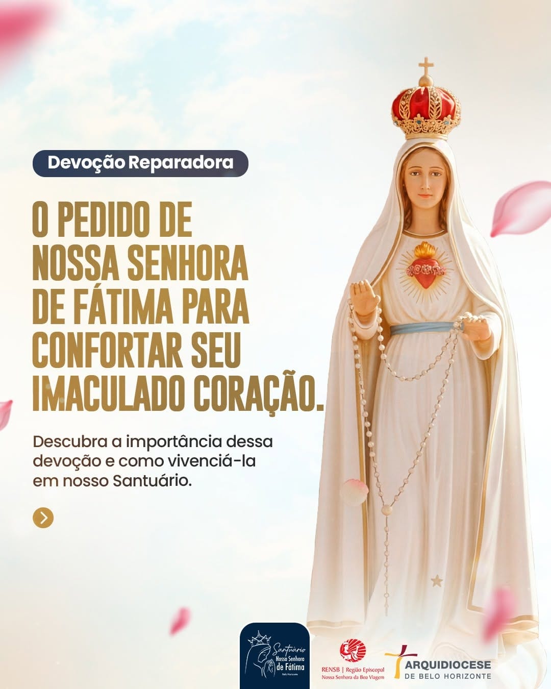 Post 7 by Santuário Arquidiocesano Nossa Senhora de Fátima on Instagram (carousel)