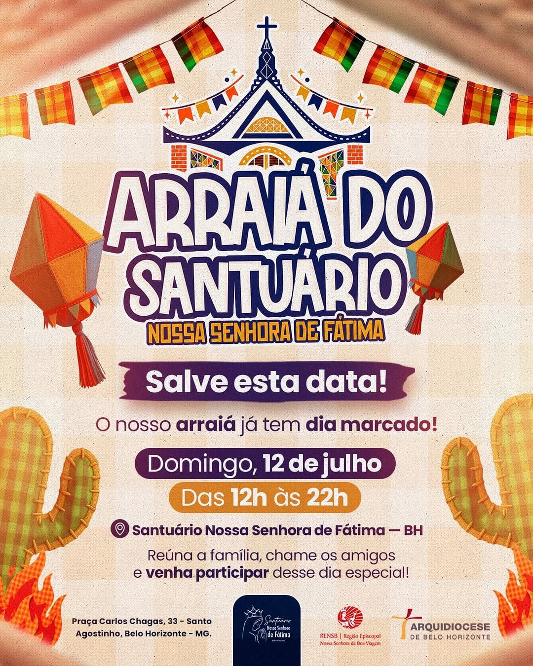 Post 4 by Santuário Arquidiocesano Nossa Senhora de Fátima on Instagram (image)