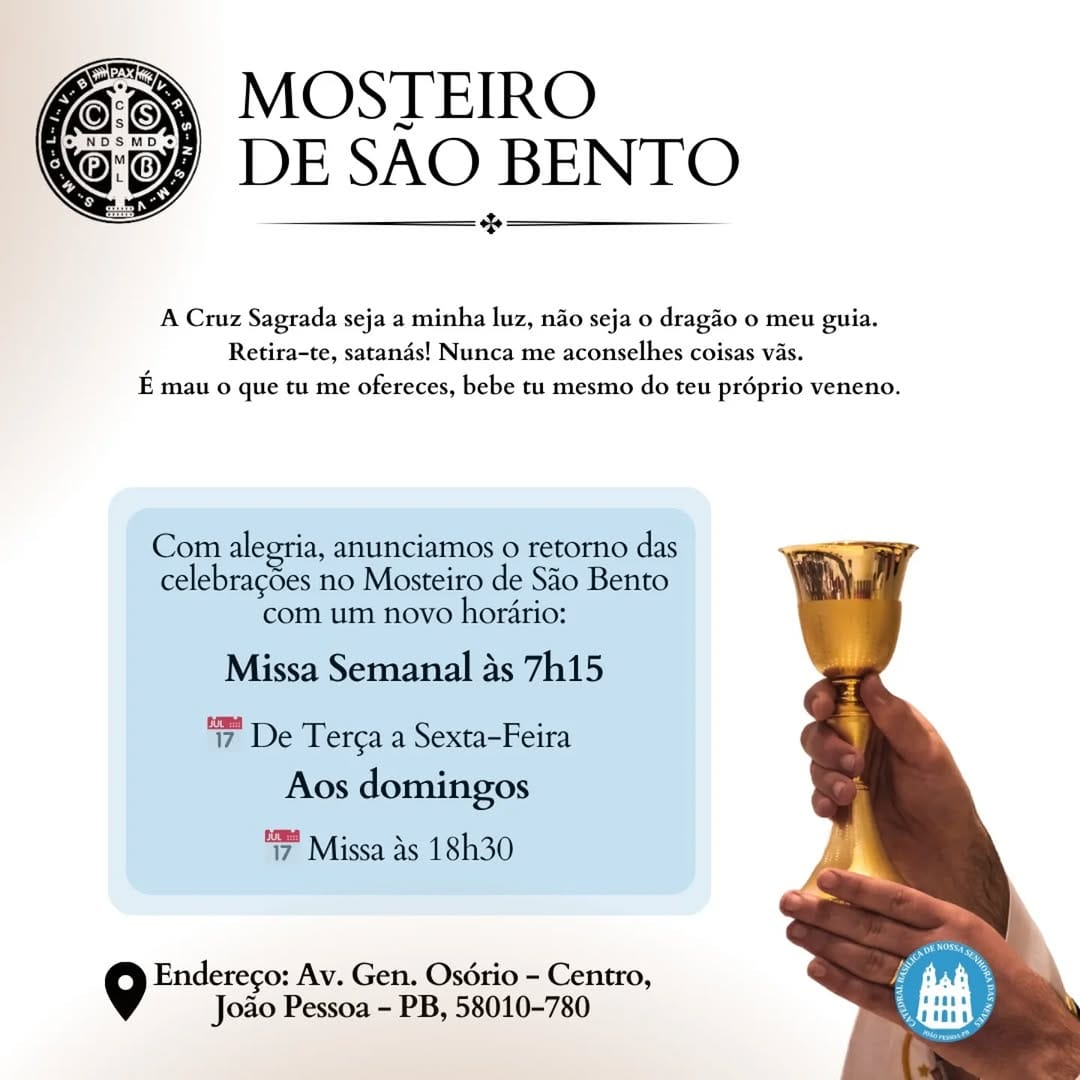 Post 10 by Catedral Nsa Sra das Neves PB on Instagram (image)