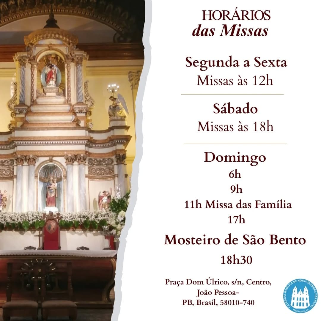 Post 9 by Catedral Nsa Sra das Neves PB on Instagram (image)
