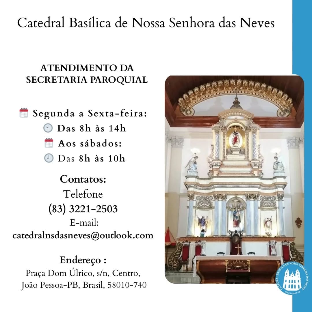 Post 8 by Catedral Nsa Sra das Neves PB on Instagram (image)