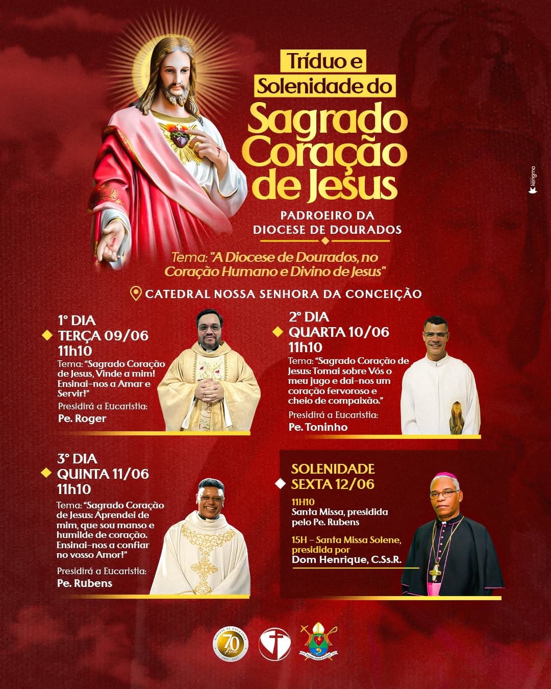Post 8 by Diocese de Dourados on Instagram (image)