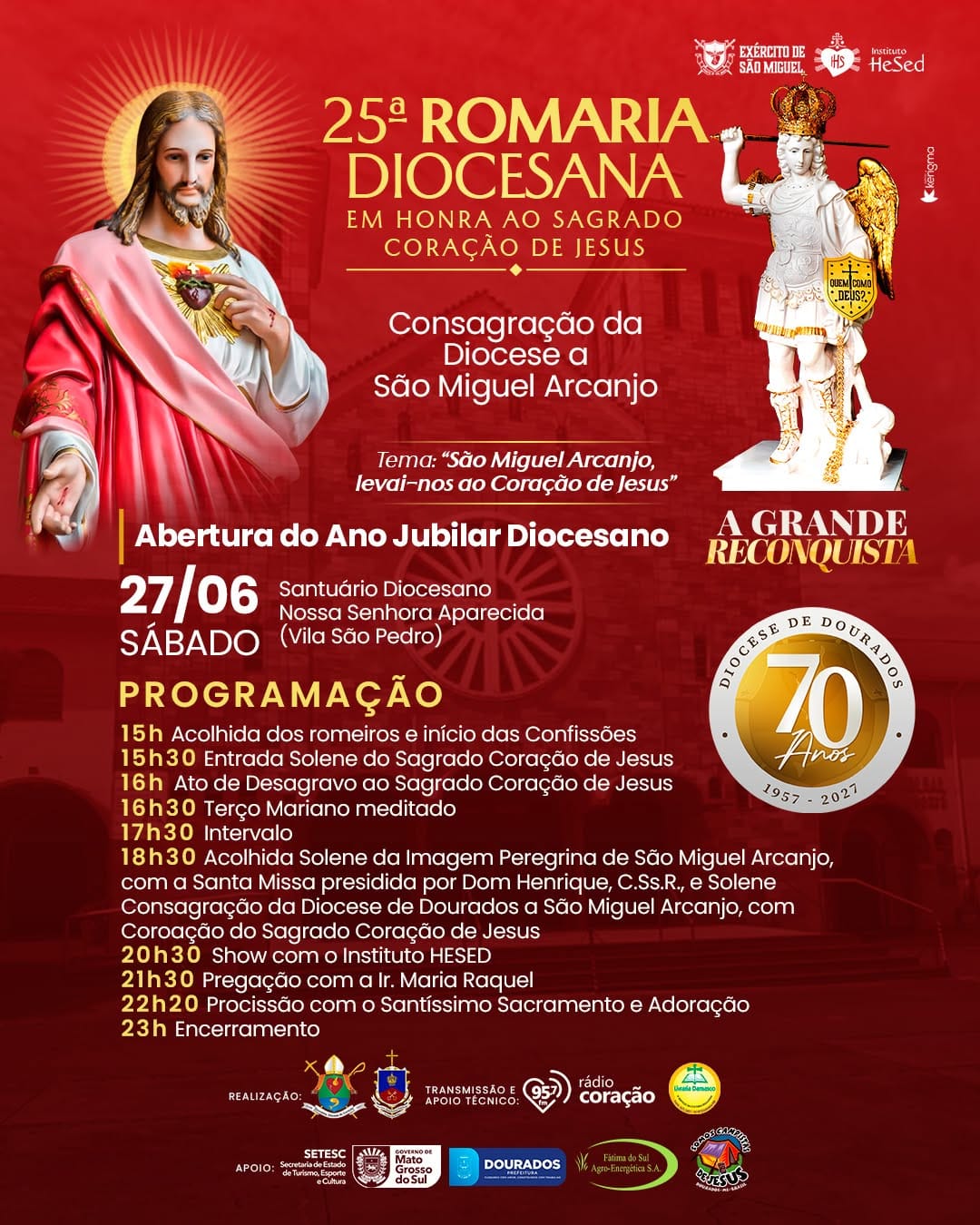 Post 10 by Diocese de Dourados on Instagram (image)