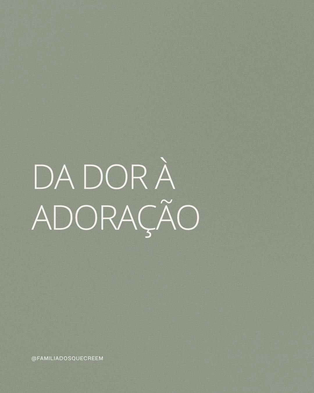 Post 2 by FAMÍLIA DOS QUE CREEM on Instagram (carousel)