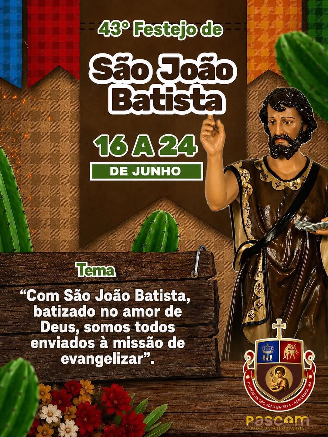 Post 5 by Paróquia São João Batista on Instagram (image)
