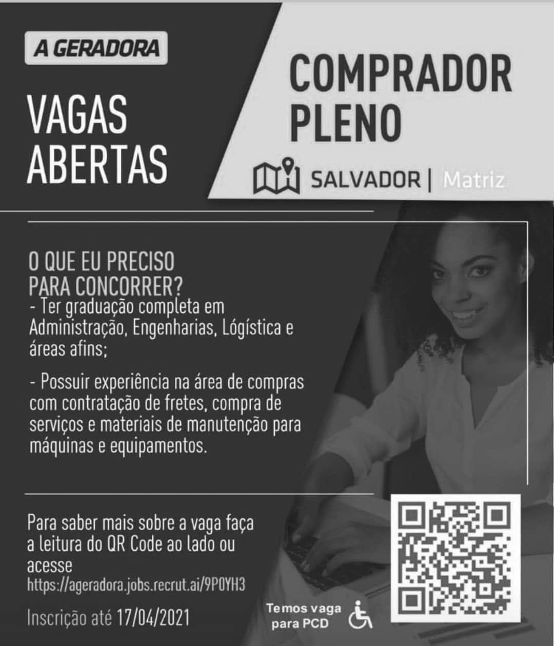 Post 3 by Vagas Emprego Bahia on Instagram (image)