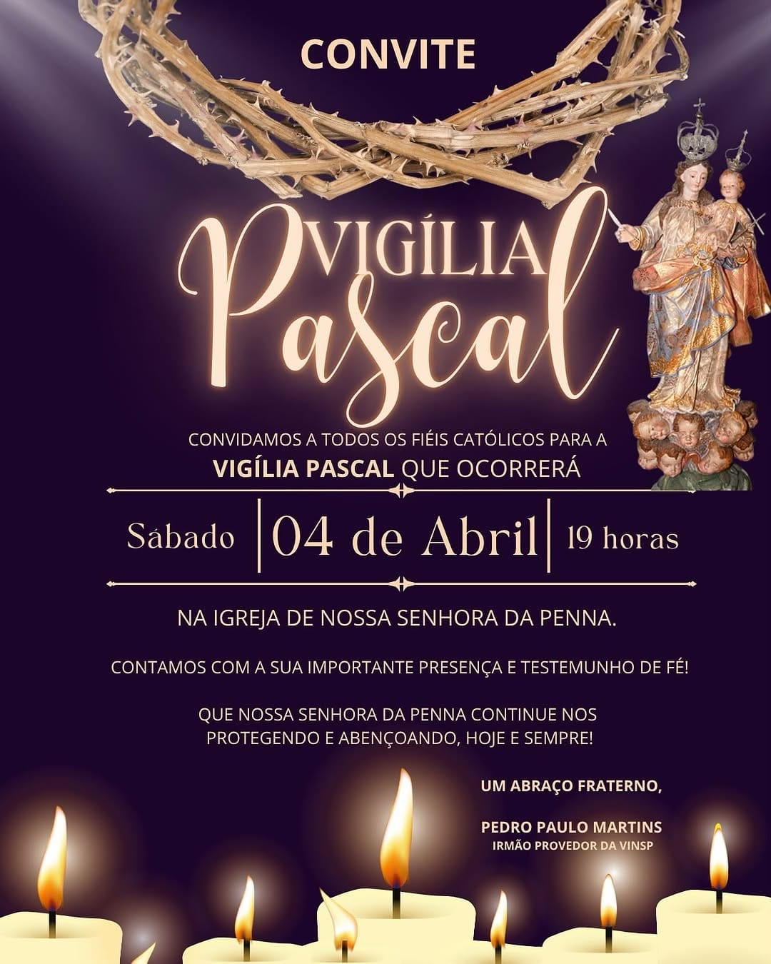 Post 10 by Igreja Nossa Senhora da Penna on Instagram (image)