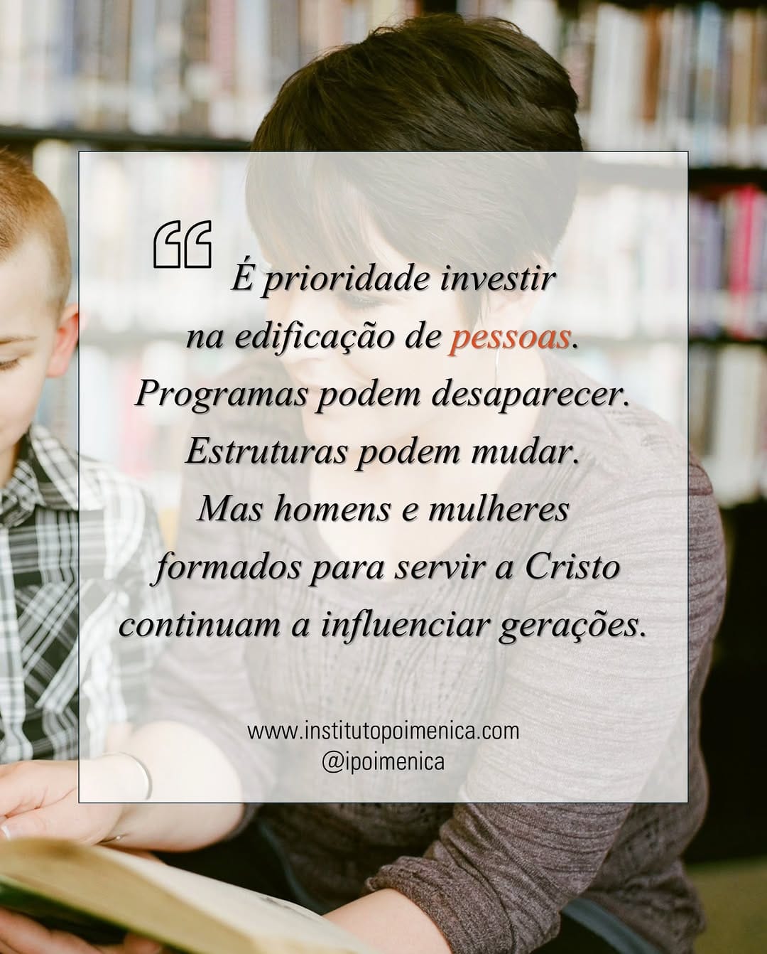 Post 2 by INSTITUTO POIMÊNICA on Instagram (image)