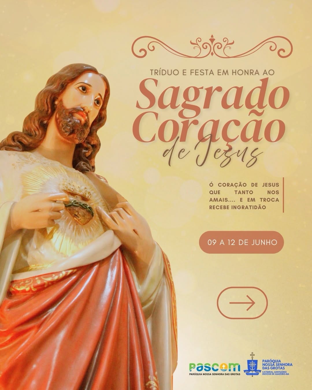 Post 1 by Paróquia Nossa Senhora das Grotas on Instagram (carousel)