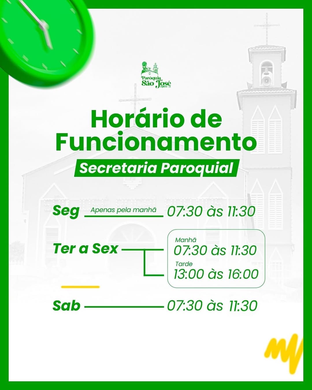 Post 9 by Paróquia São José on Instagram (image)