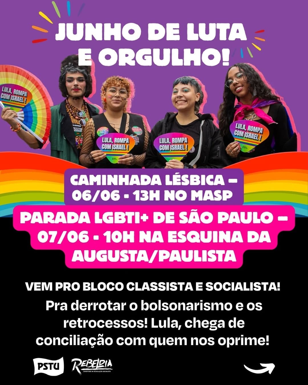 Post 10 by PSTU São Paulo on Instagram (carousel)
