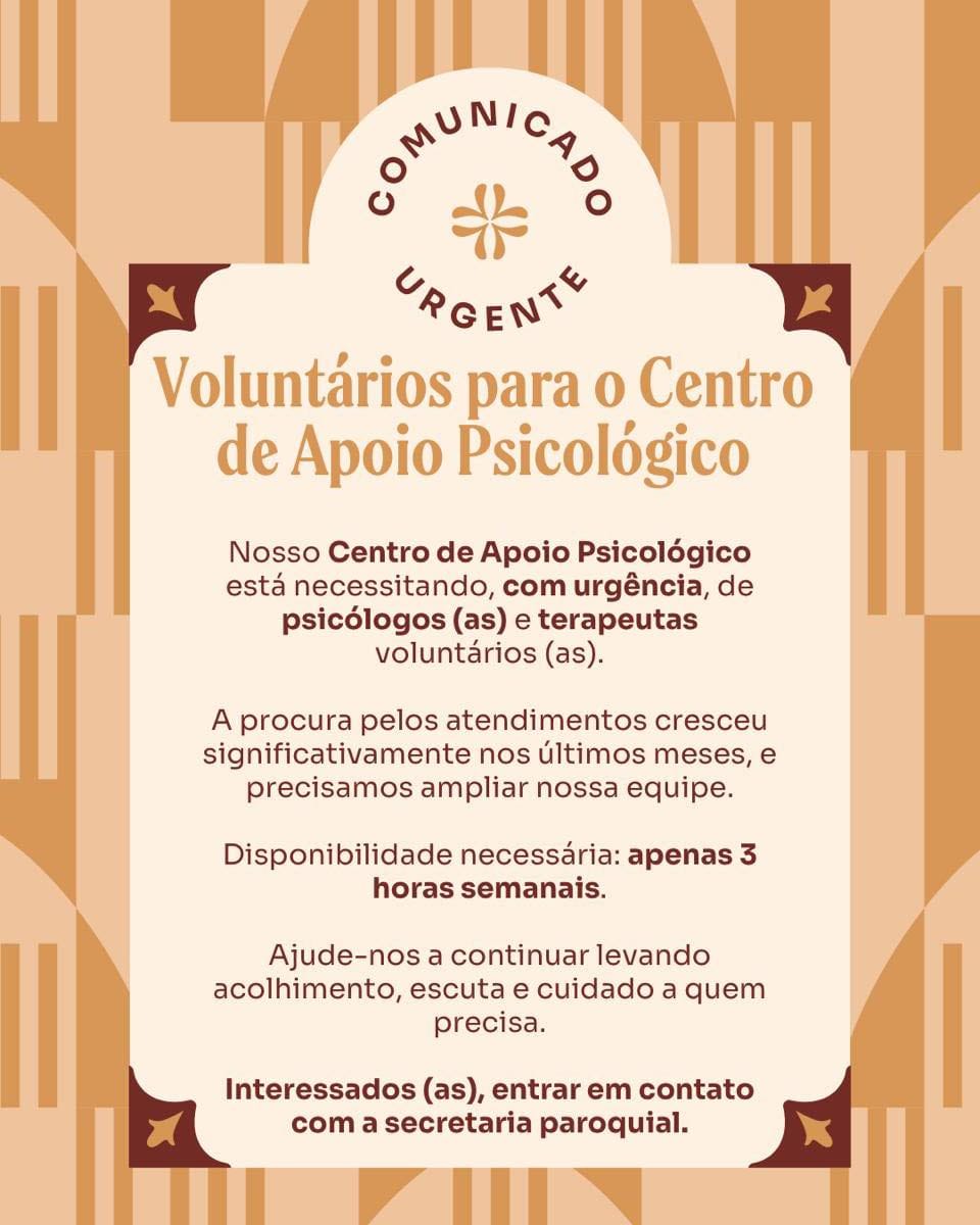 Post 1 by Santuário São José do Capão Raso on Instagram (image)