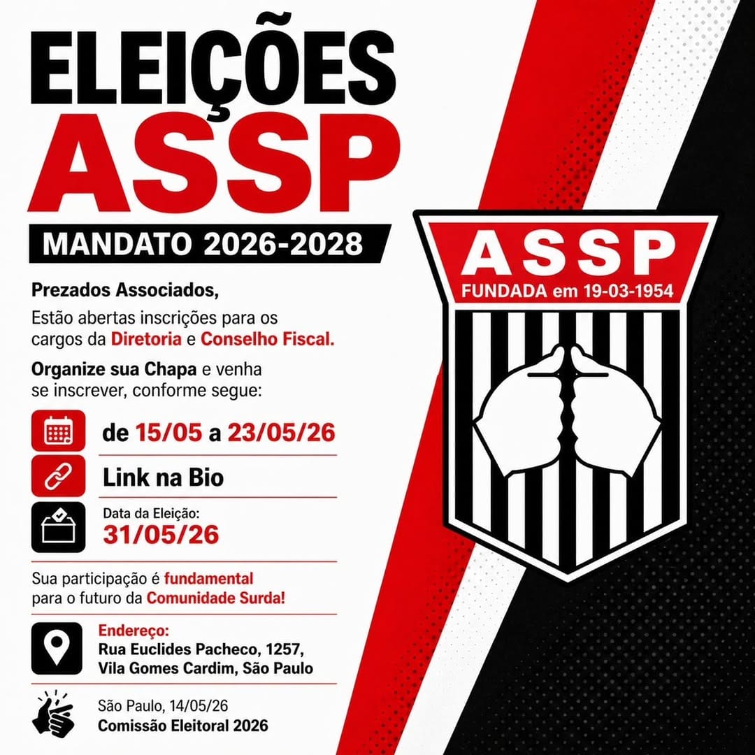 Post 10 by Associação dos Surdos de São Paulo on Instagram (carousel)