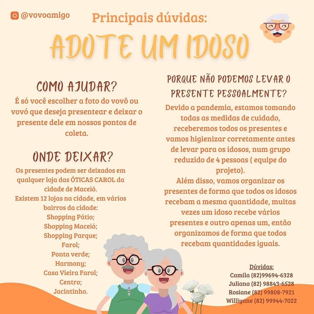 Post 4 by Projeto Vovô Amigo 💚 on Instagram (carousel)