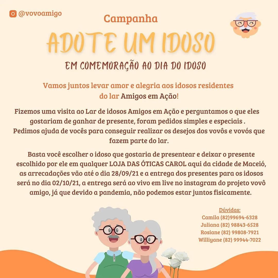Post 9 by Projeto Vovô Amigo 💚 on Instagram (carousel)