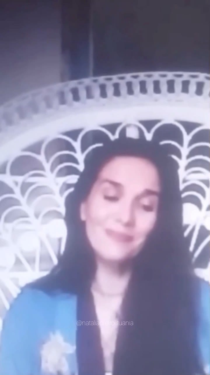 Post 10 by Natalia Oreiro Lituania on Instagram (video)