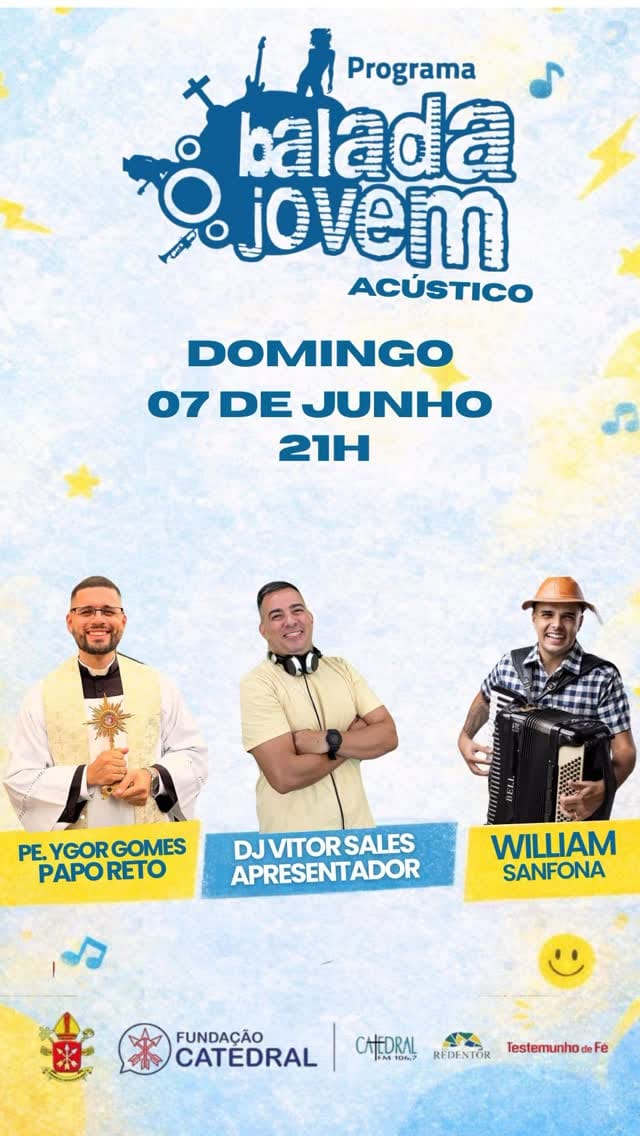 Post 1 by Rádio Catedral FM/RJ | 106,7 on Instagram (video)