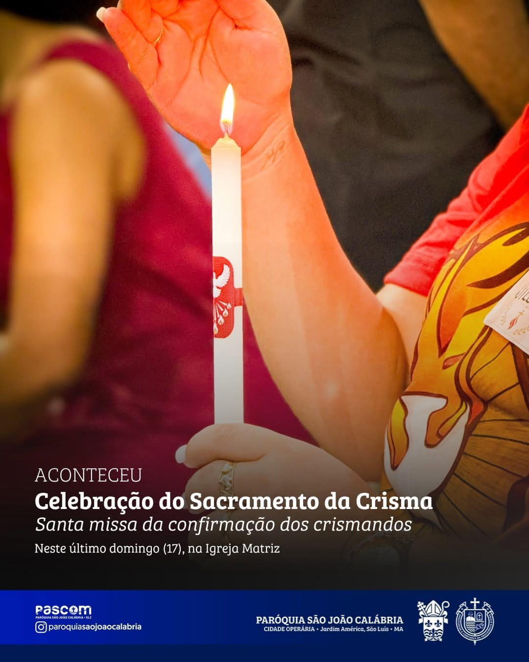 Post 10 by Paróquia São João Calábria on Instagram (carousel)