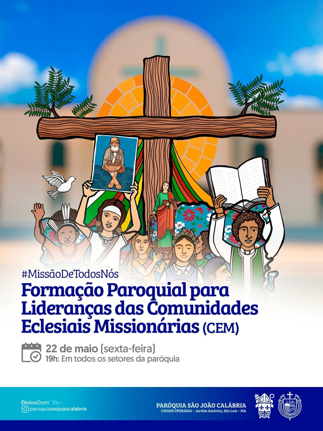 Post 9 by Paróquia São João Calábria on Instagram (carousel)