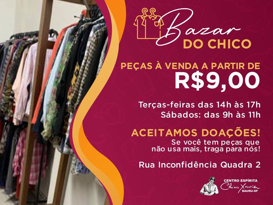 Post 9 by CE Chico Xavier Bauru on Instagram (image)