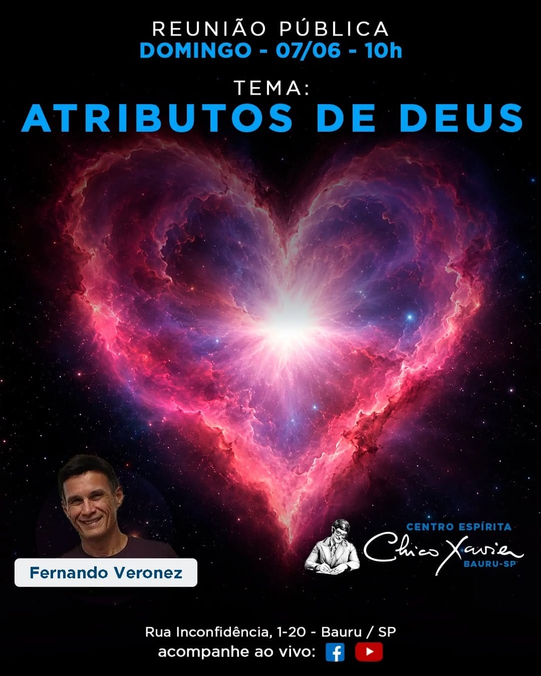 Post 7 by CE Chico Xavier Bauru on Instagram (image)
