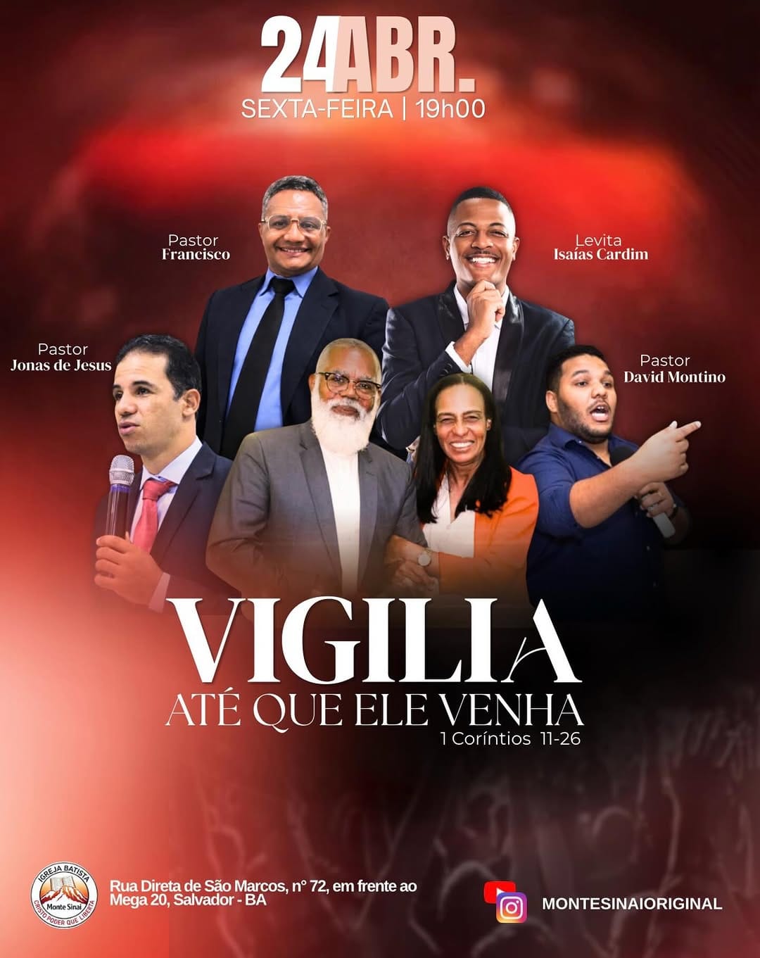 Post 8 by IGREJA BATISTA MONTE SINAI on Instagram (image)