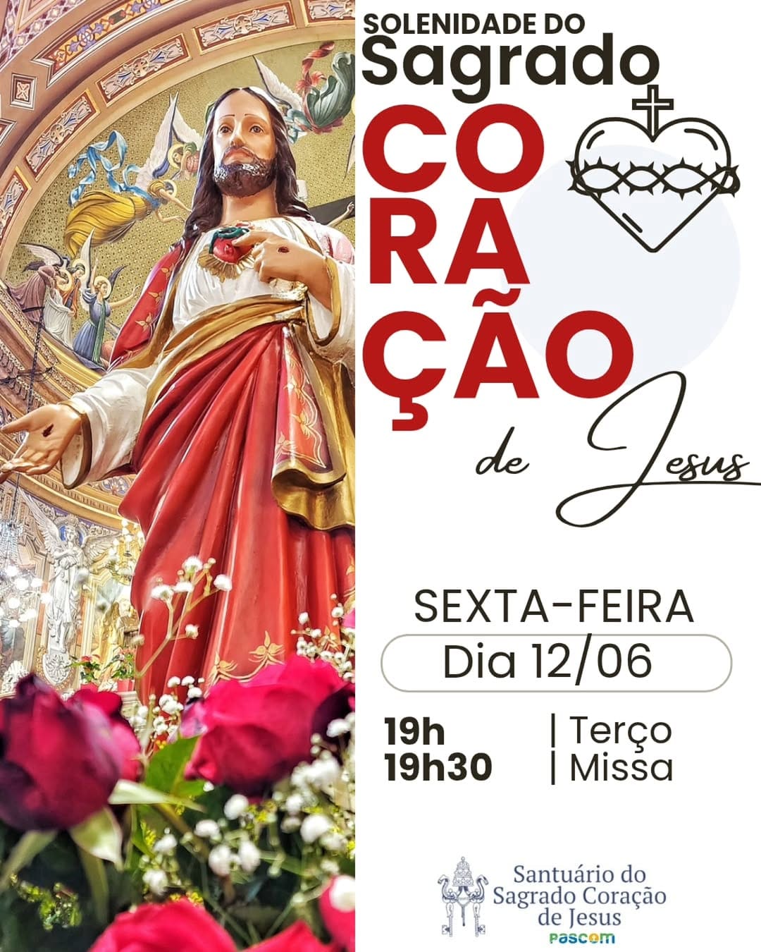 Post 1 by Santuário Sagrado Coração de Jesus on Instagram (image)