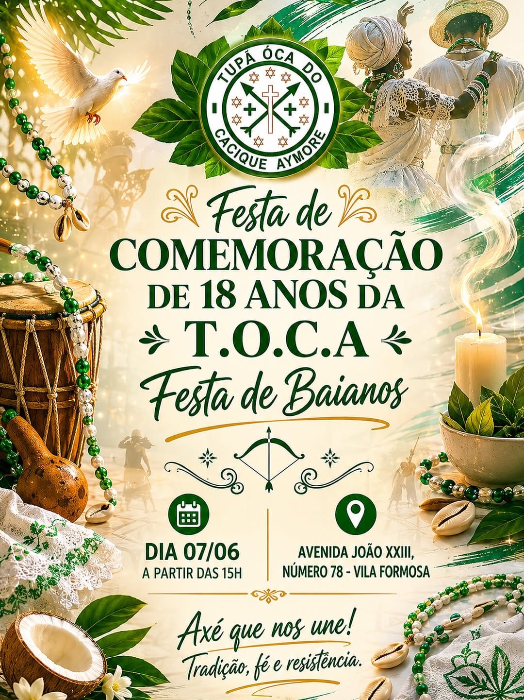 Post 1 by Tupã Óca do Cacique Aymoré on Instagram (image)