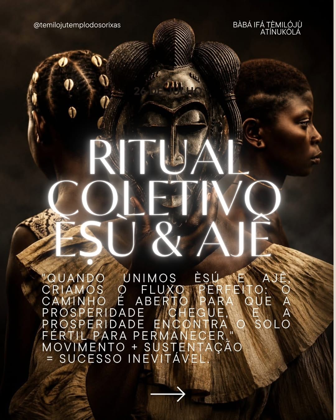 Post 8 by Tèmilójù Templo dos Orixás on Instagram (carousel)