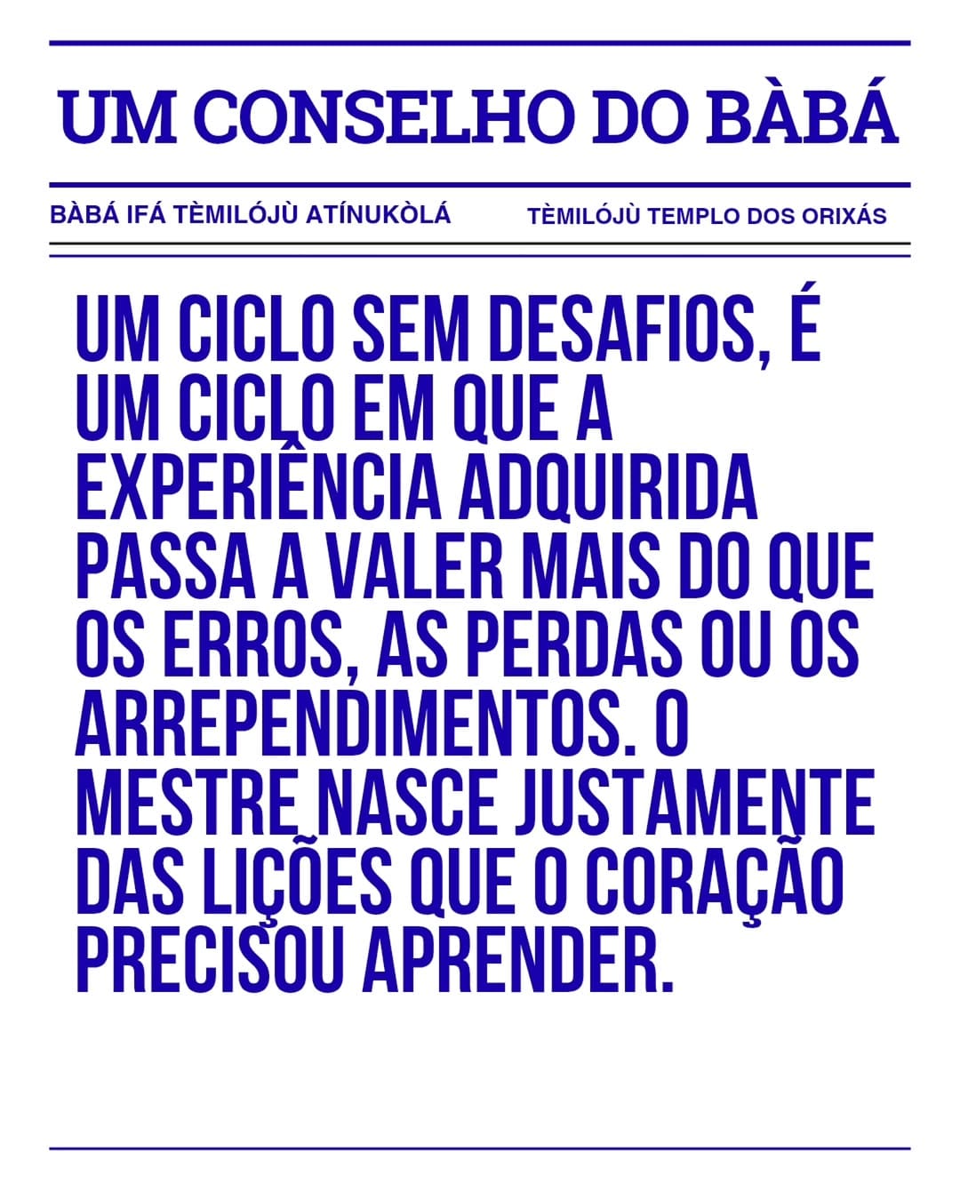 Post 1 by Tèmilójù Templo dos Orixás on Instagram (image)