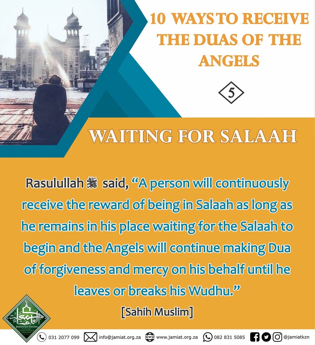Post 8 by Jamiatul Ulama KZN on Instagram (image)
