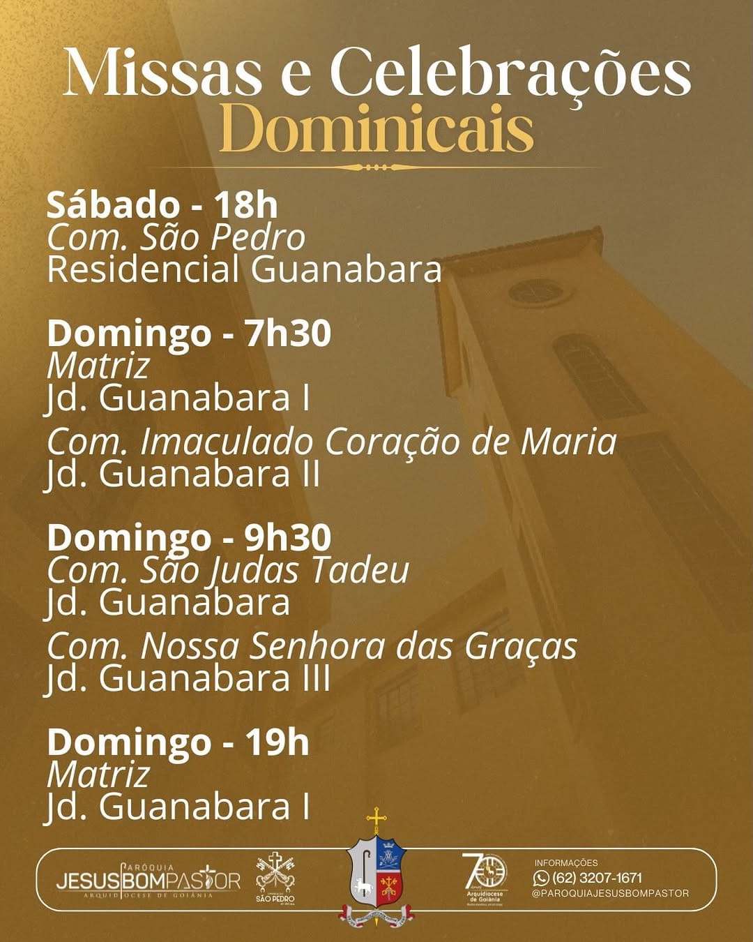 Post 9 by Paróquia Jesus Bom Pastor on Instagram (image)