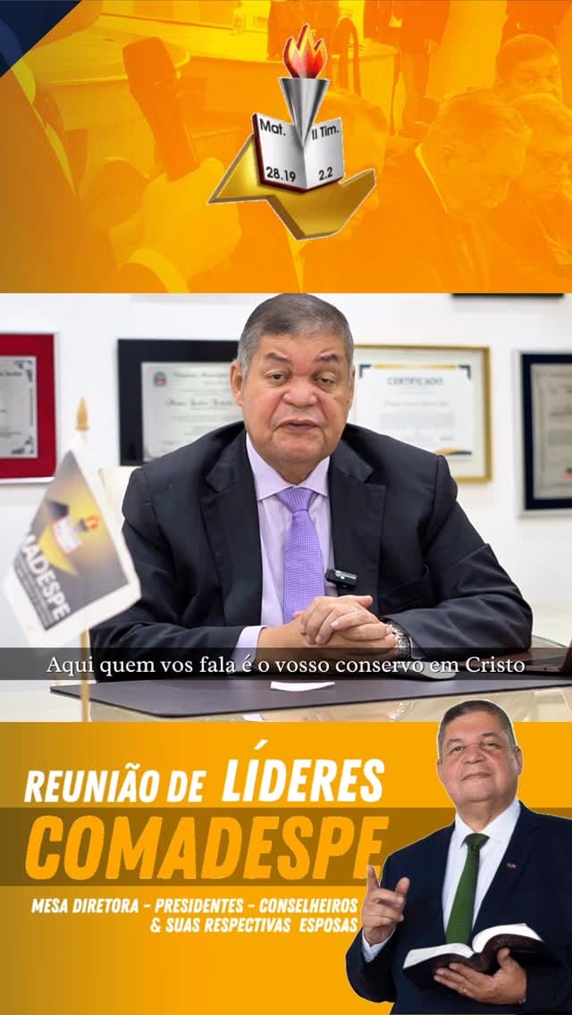 Post 4 by COMADESPE | Convenção Ministros SP on Instagram (video)