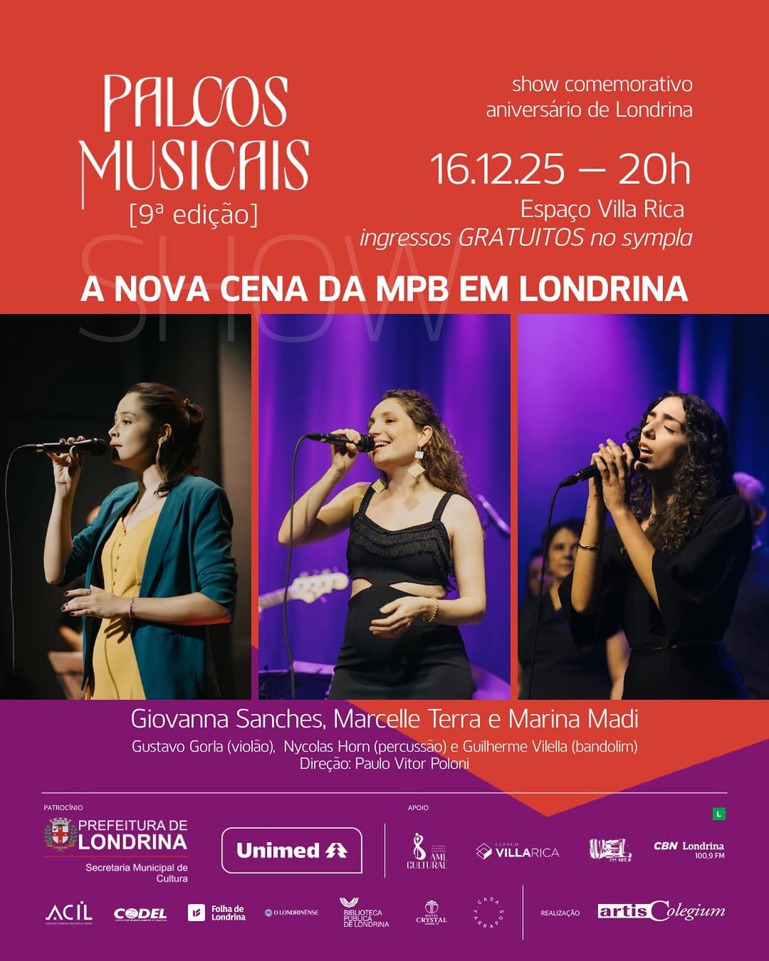 Post 6 by Série Palcos Musicais 🎶 on Instagram (image)